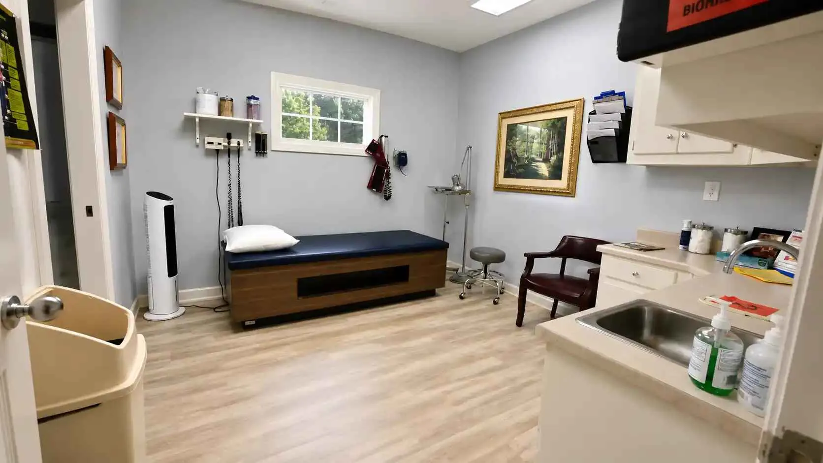Exam room at Morgan Family Practice in Arab