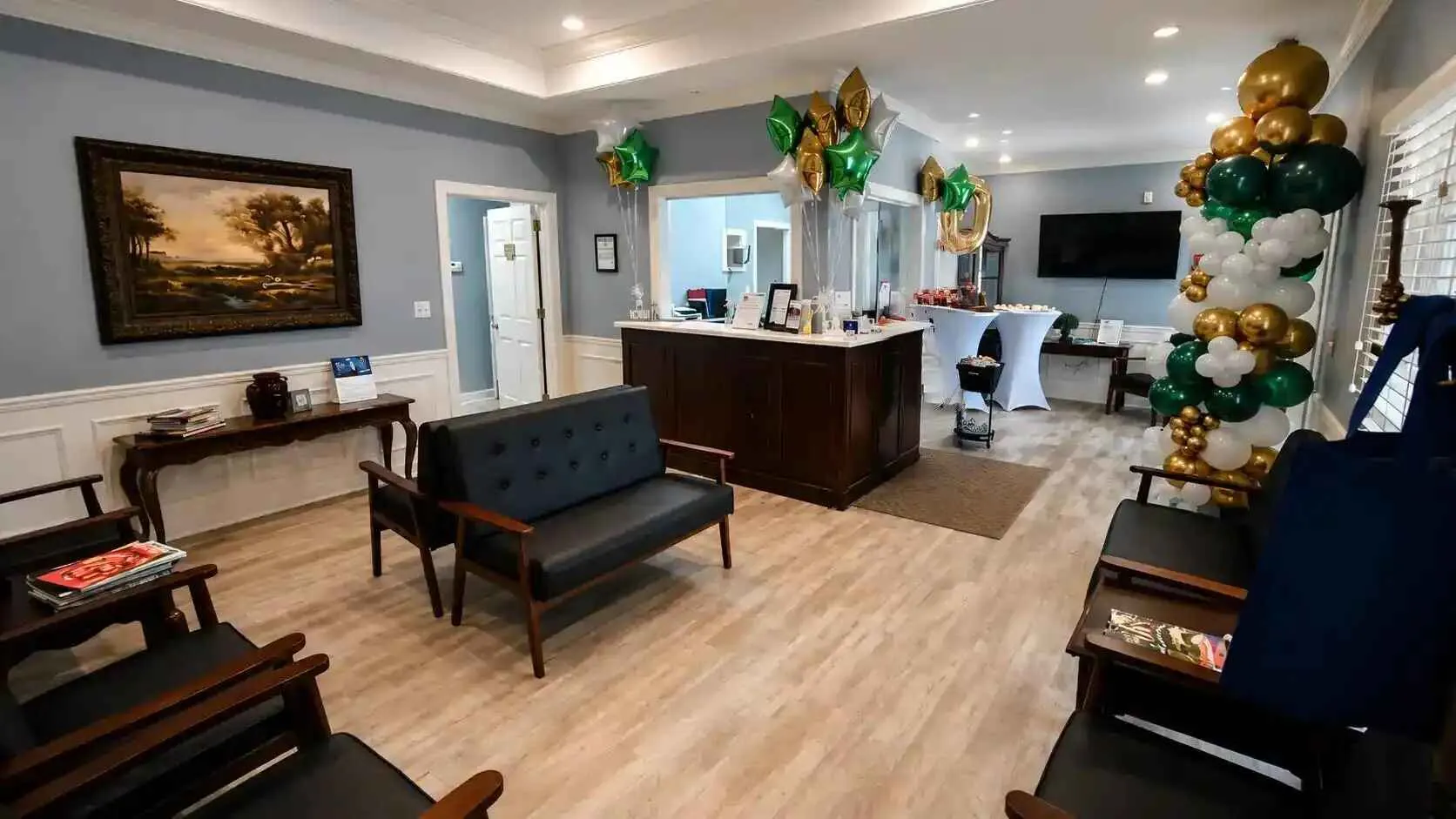 Waiting room at Morgan Family Practice